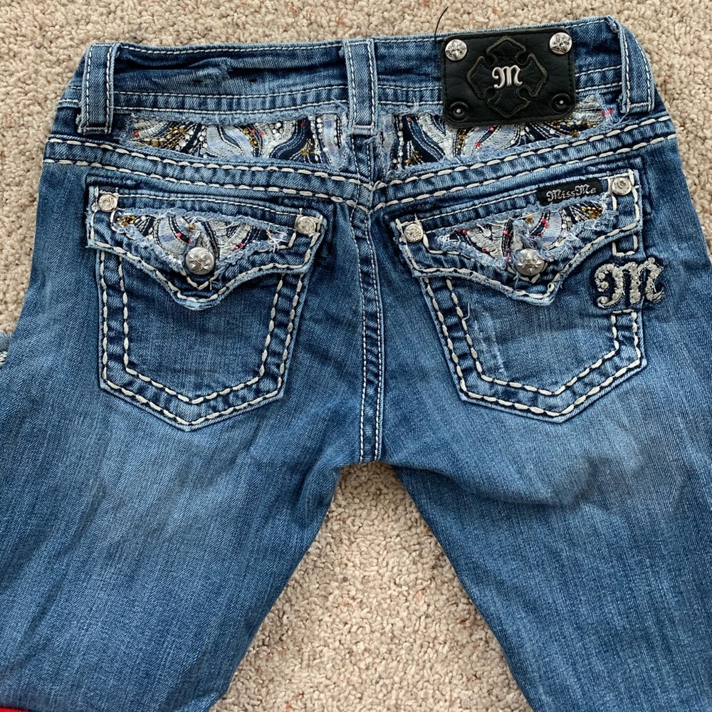 MissMe Cuffed Capri